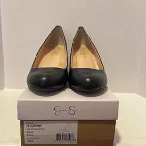 Jessica Simpson Suzanna Wedge Pumps, Women's Size 12M, Black